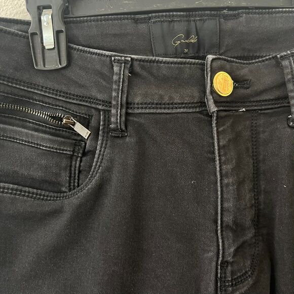 Rare Rabbit Guild Jeans Men’s Black SATINX Slim Fit Modern Streetwear Size 30 - Picture 3 of 6